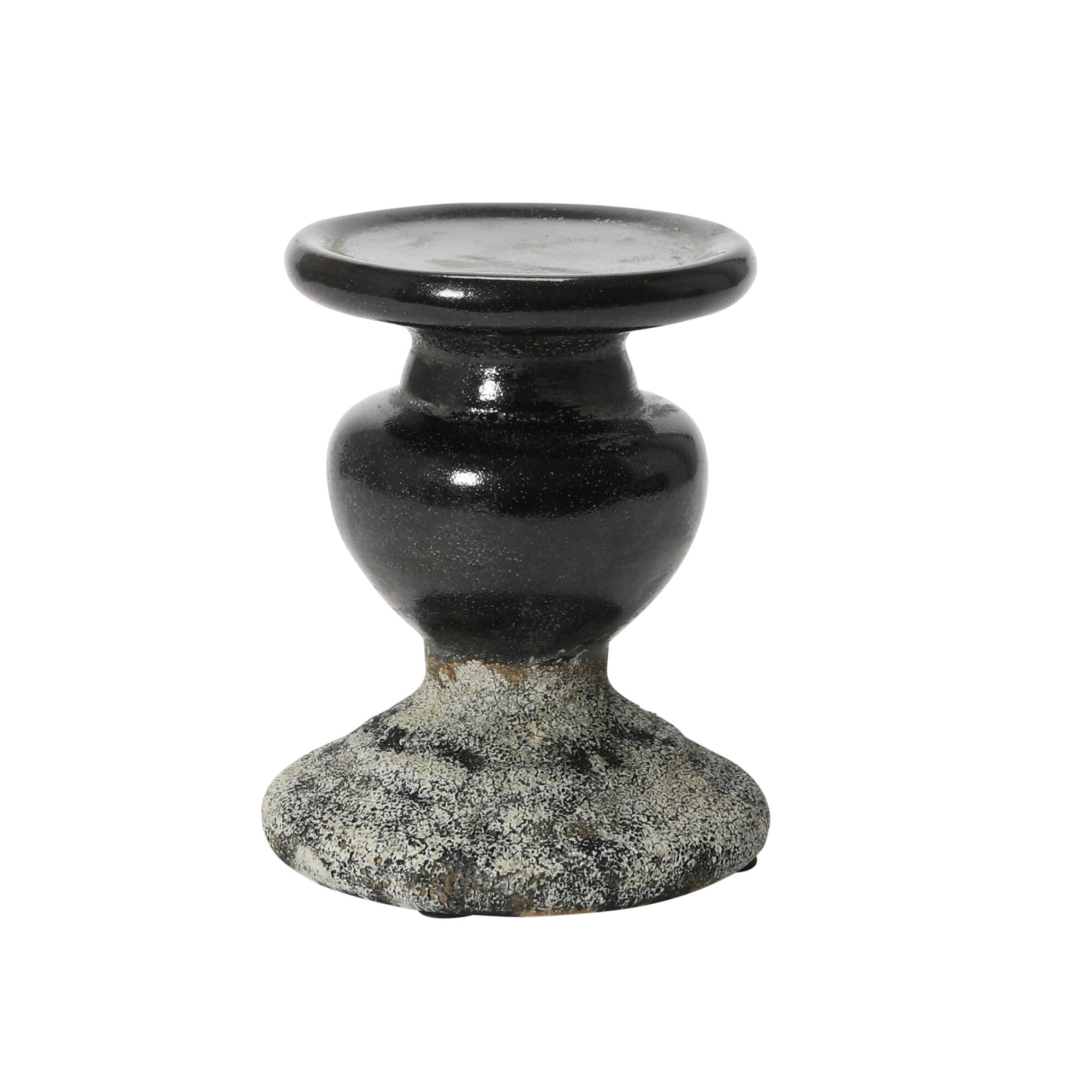Hello Honey® 5" 2-Tone Sculptural Terra Cotta Candle Holder